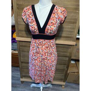 Wrapper Dress Business Casual Boho Y2K Office Stretch V-Neck Women's Size Small